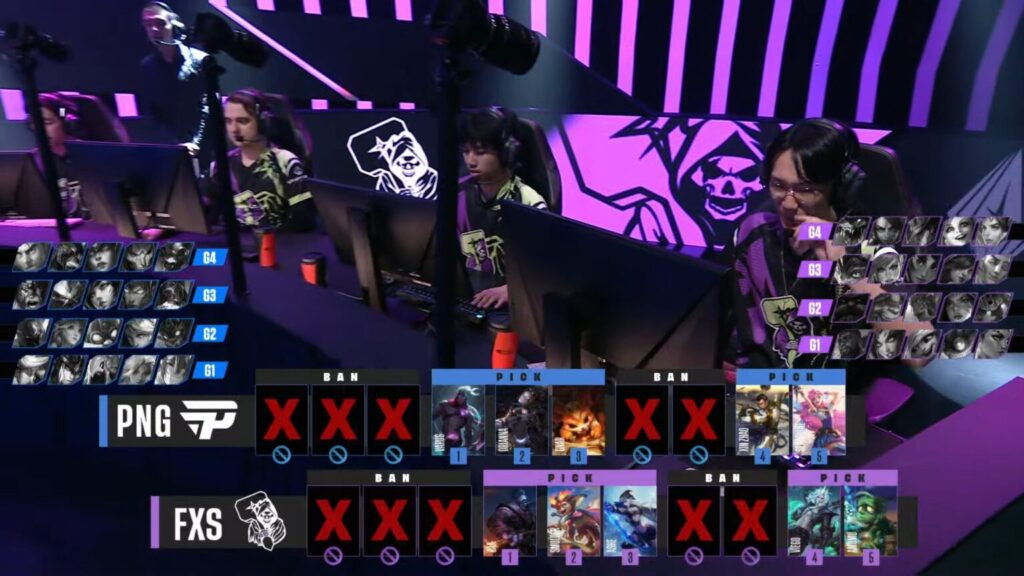 Trận đấu Fearless Draft chuyên nghiệp